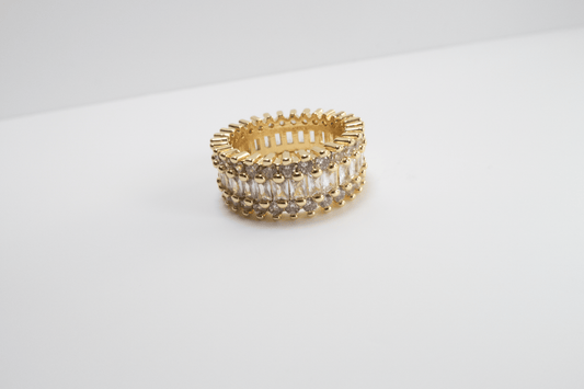 4Ever Shining Baguette Ring - Gold